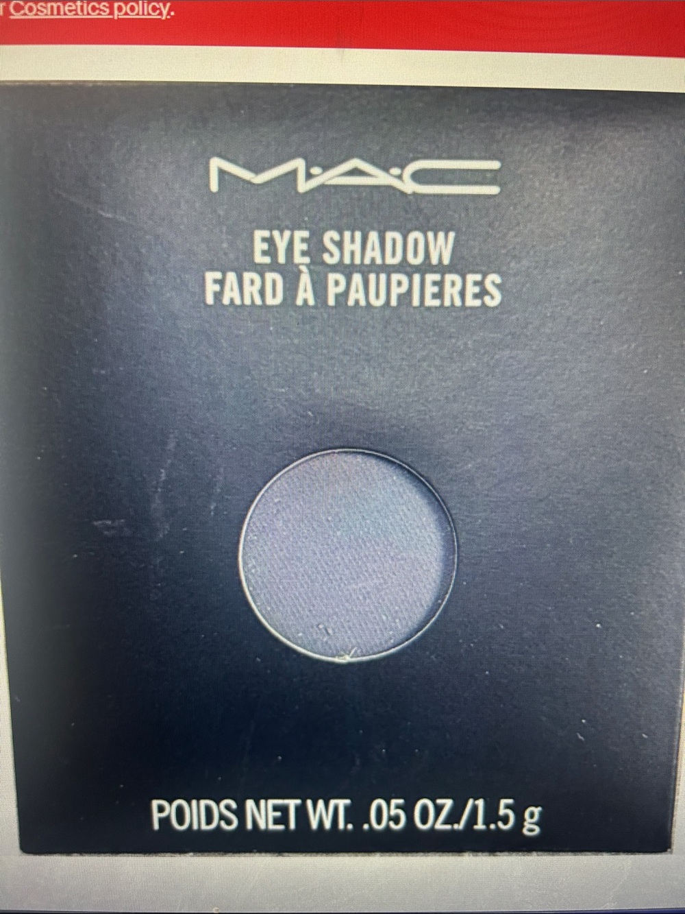 MAC Cosmetics Single Eyeshadow — Greystone